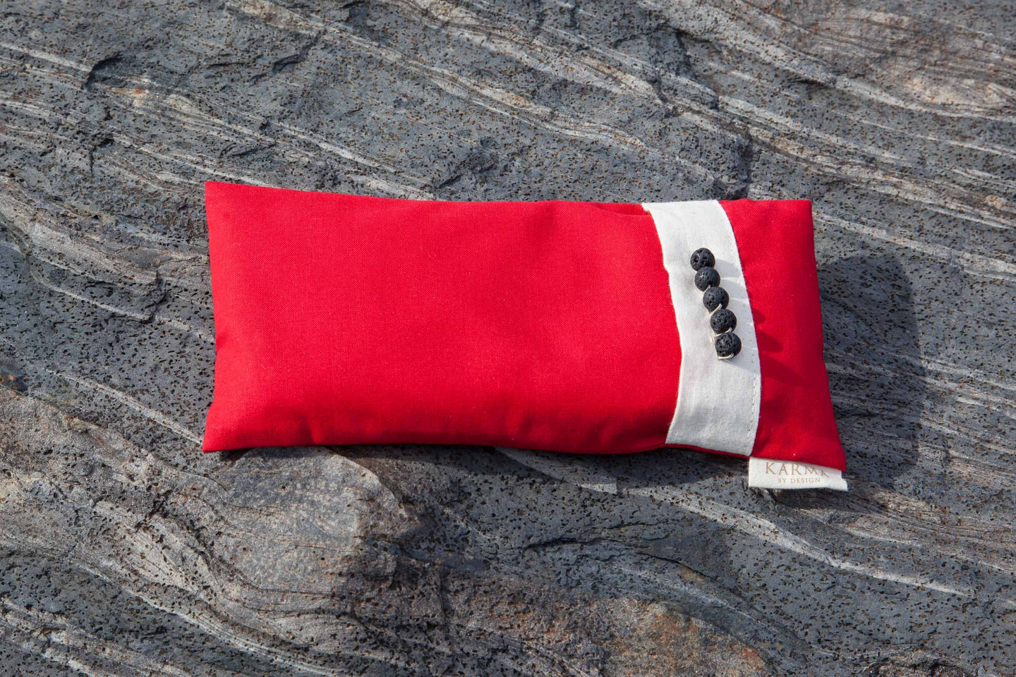 Chakra Aromatherapy Eye Pillow - Lava Beaded Eye Pillows for Use with Essential Oils